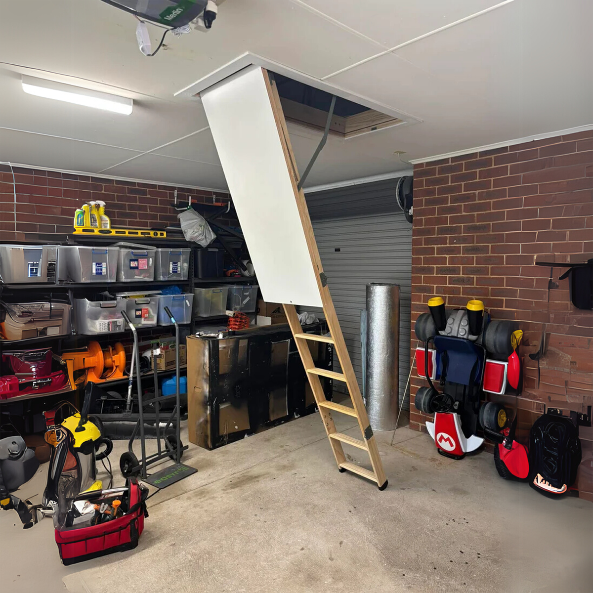 Adhesive Ladder Rack Total Attic Ladders – storage-lab
